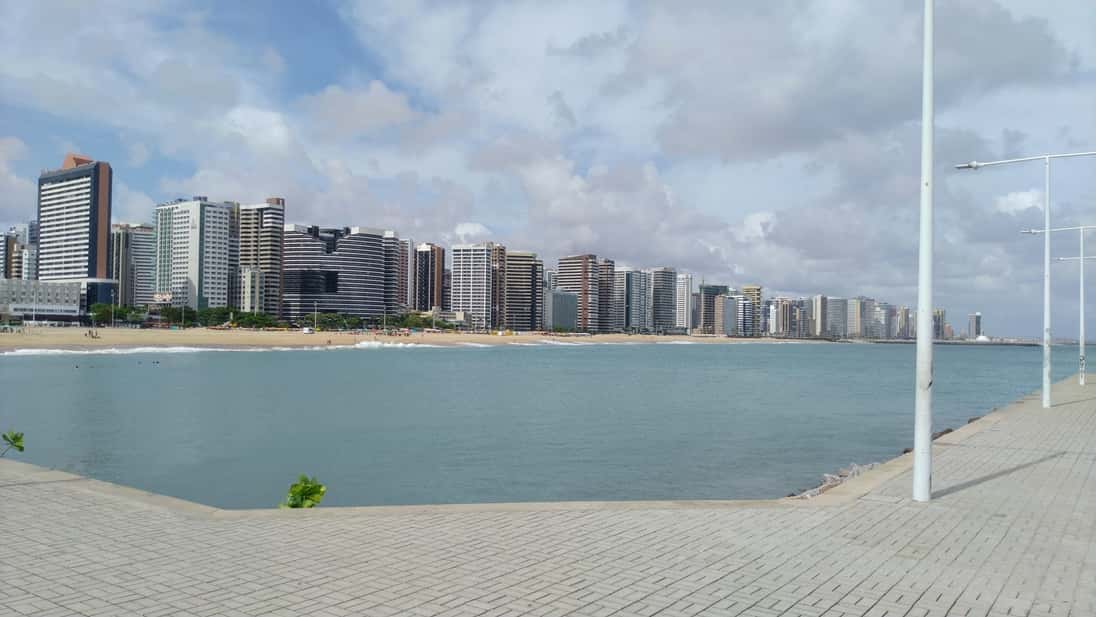 Vista da Beira-Mar de Fortaleza, Ceará